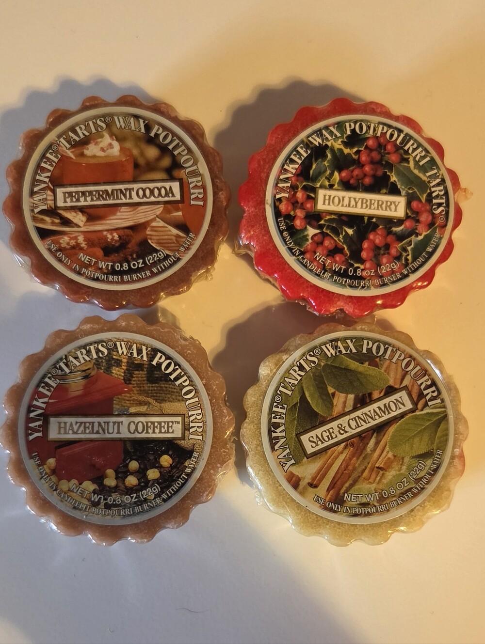 Yankee Candle Wax Potpourri Tarts - Assorted Scents (Red, Brown, Cream, Tan)